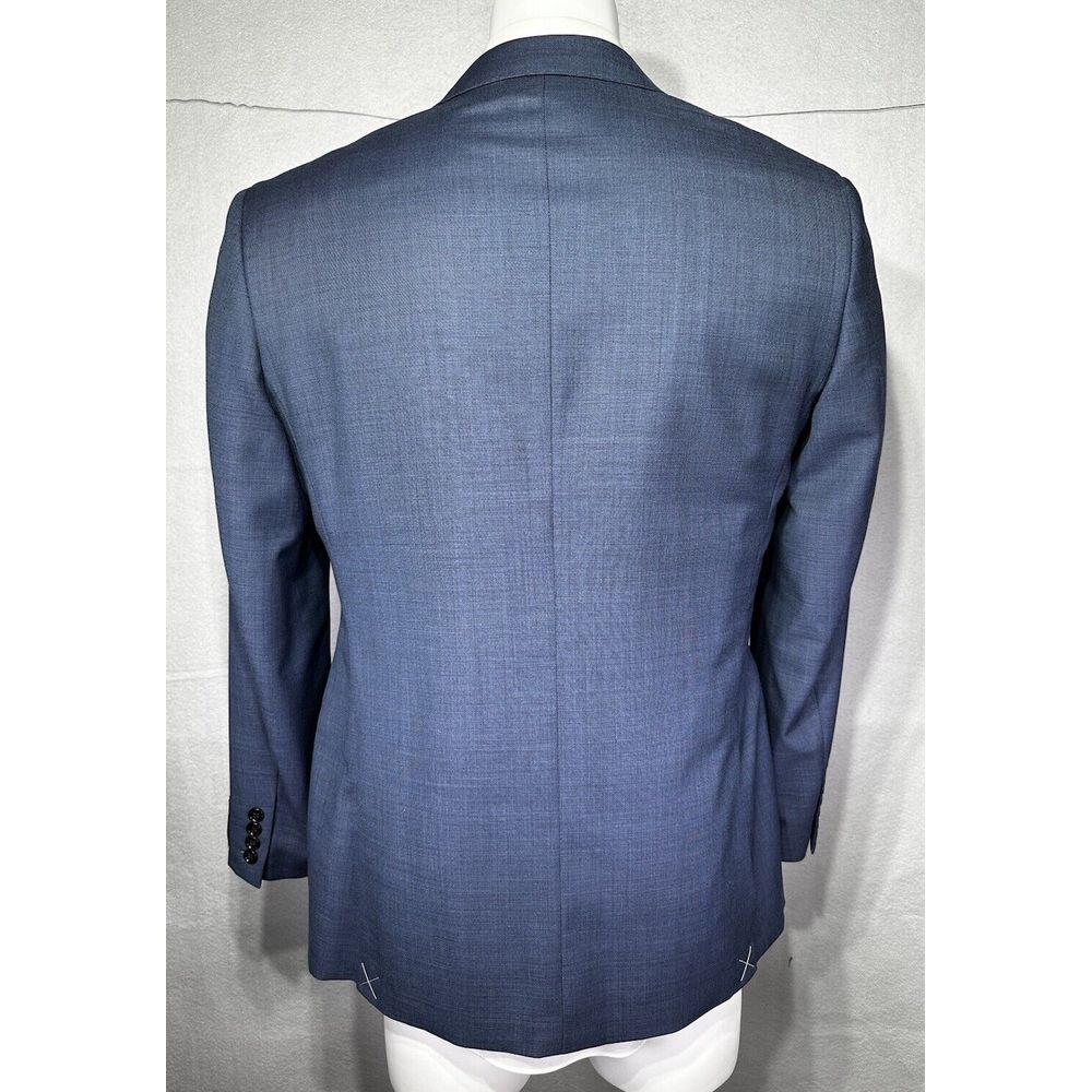 J Crew $450 Ludlow Slim Stretch Suit Jacket Italian Wool Harbor Blue 42R J3272 - Picture 6 of 13